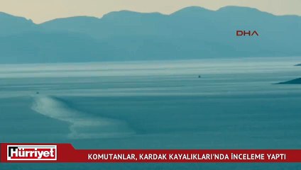 Komutanlar kardak kayalıklarını dolaştılar: Pazar gezisi