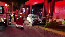 Automovilista murió tras chocar su unidad contra una palmera en Camino Real a Colima