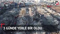 İstanbul'un göbeğinde dev moloz yığını! Yıkımı 3 gün sürdü