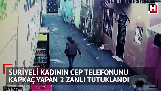 Suriyeli kadının cep telefonunu kapkaç yapan 2 zanlı tutuklandı
