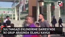 Evlendirme dairesinde silahlı kavga