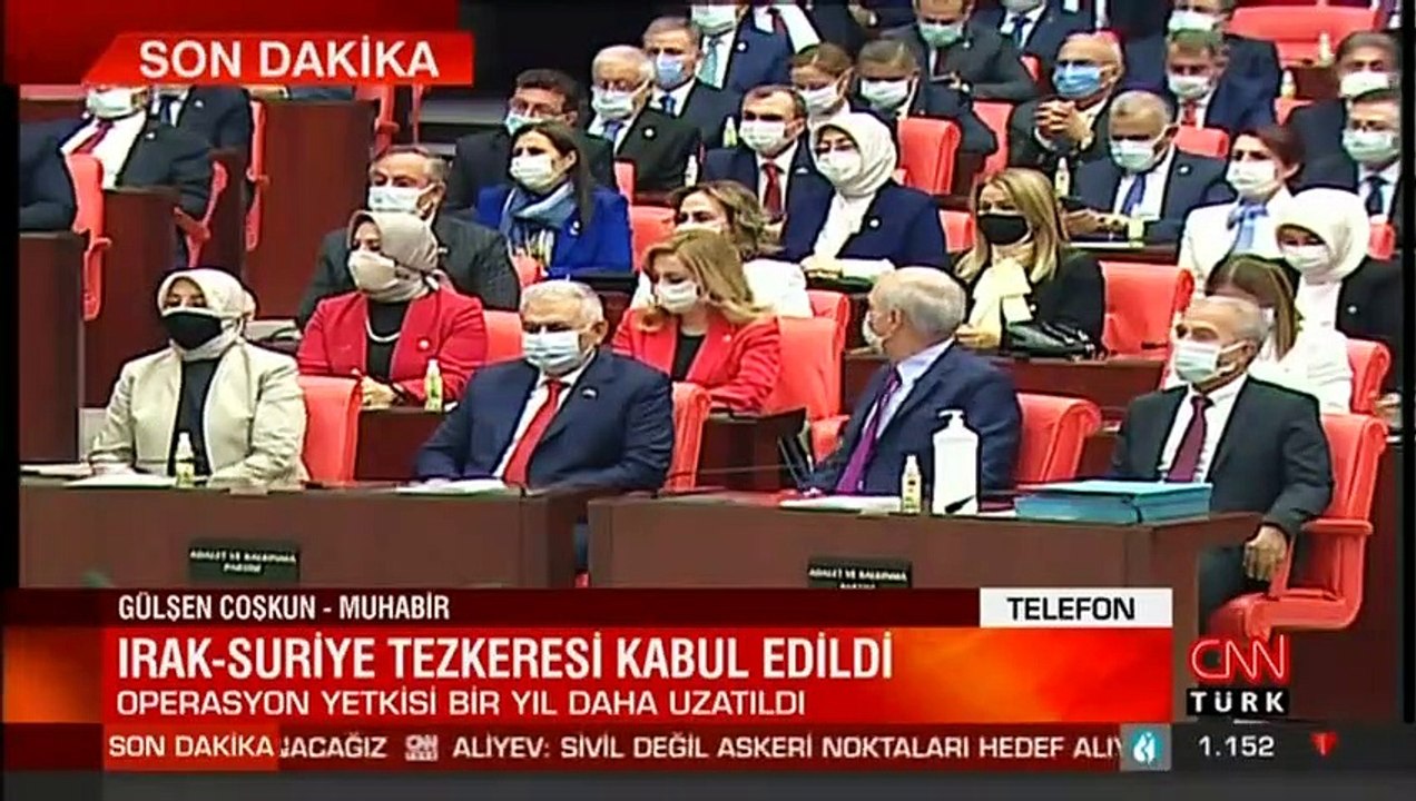 Son dakika haberler... Irak-Suriye tezkeresi kabul edildi
