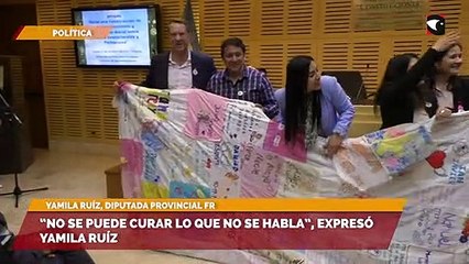 “No se puede curar lo que no se habla”, expresó Yamila Ruíz