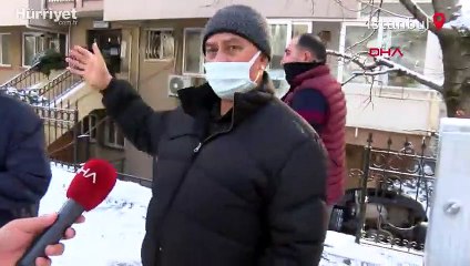 İlginç kaza! Apartmanın bahçesine uçan araç dik durdu