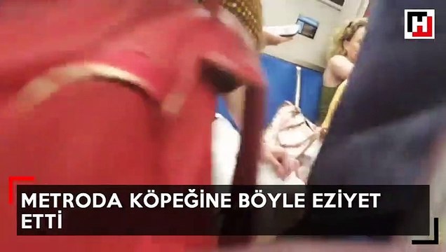 Köpeğini dövdü, sosyal medya ayağa kalktı