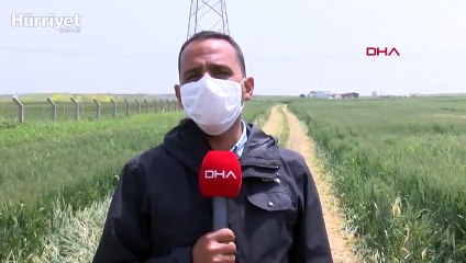 Görüntüler Tekirdağ'dan... Tarla yollarından gelmek isteyenler jandarmaya yakalandı