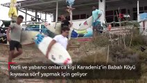 Karadeniz’in o kıyısına sörf akını