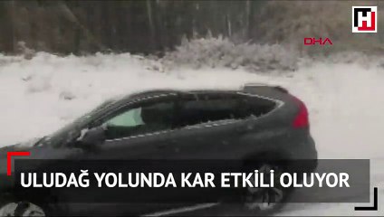 Uludağ'da kar kalınlığı 20 santimetreye ulaştı