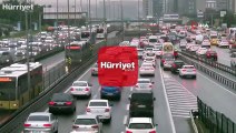 İstanbul'da trafik yoğunluğu oluştu