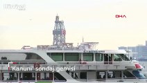 'Kanuni' sondaj gemisi İstanbul'da