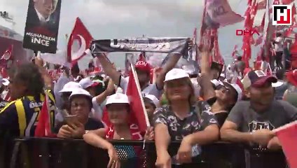 Muharrem İnce finali İstanbul mitingi ile yaptı