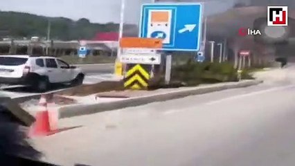 Sabuncubeli Tüneli'nden dumanlar yükseliyor