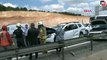 TEM Otoyolu Kurtköy kavşağında zincirleme trafik kazası
