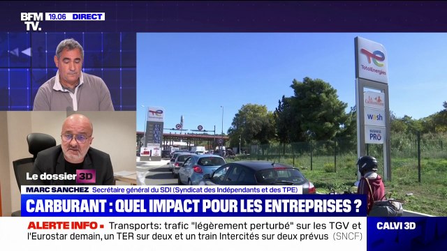 Grève dans le carburant: Marc Sanchez (Syndicat des Indépendants) dénonce une vision idéologique dangereuse pour l'économie