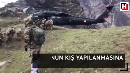 Terör örgütünün kış yapılanmasına darbe