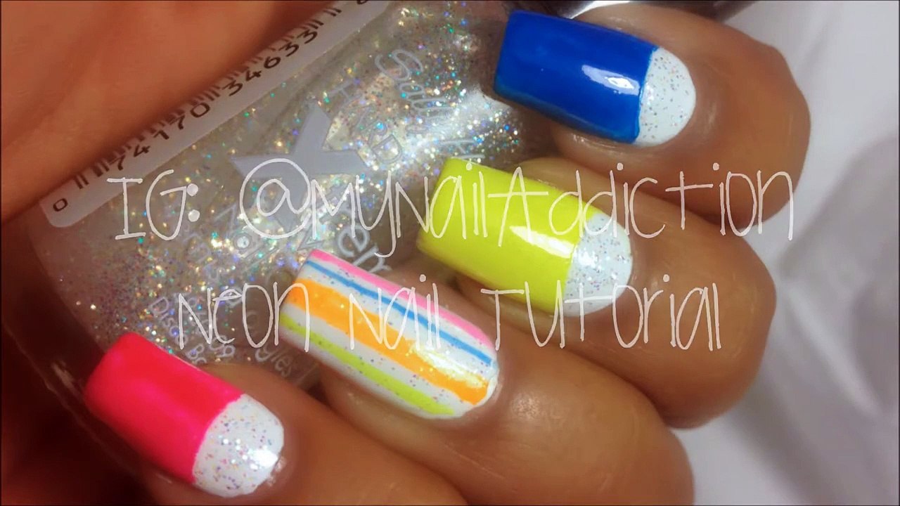 Neon Nail Art Tutorial