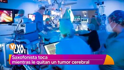 Saxofonista toca mientras le quitan un tumor cerebral