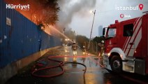İstanbul Kartal'da büyük çaplı yangın: Çok sayıda itfaiye olaya müdahale etti
