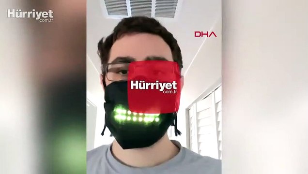 İngiliz oyun tasarımcısından LED ışıklı maske