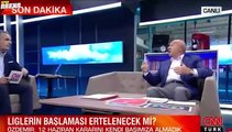 Nihat Özdemir: 'Liglere Temmuz ortasında başlayıp 12-13 Ağustos gibi tamamlama seçeneği de var'