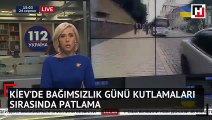 Son dakika: Kiev'de patlama! Yaralılar var...