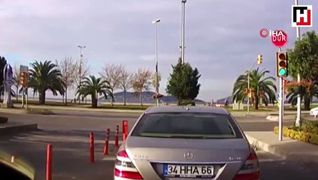 Kartal'da kazaya karışan sürücüler böyle kavga etti