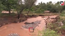 Kırıkkale'nin Sulakyurt ilçesinde sel felaketi