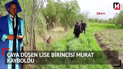 Van'da çaya düşen lise birincisi Murat kayboldu