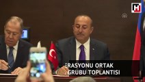  Dışişleri Bakanı Mevlüt Çavuşoğlu, Rus mevkidaşı Lavrov ile basın toplantısı düzenledi