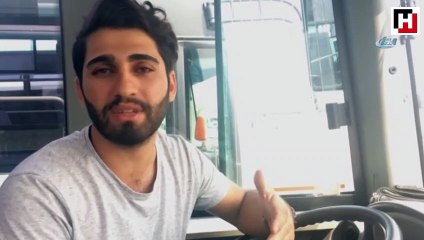 Otobüste çantasını unuttu, şoförü darp etti