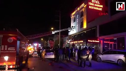 Otelde büyük panik