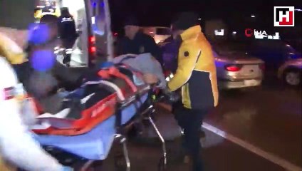 Kaza yapan sürücüye yardıma gidenlere otomobil çarptı: 2 ölü, 3 yaralı