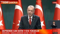 Cumhurbaşkanı Erdoğan koronavirüste yeni önlemleri açıkladı