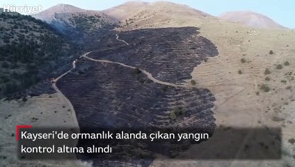 Ormanlık alanda çıkan yangın kontrol altına alındı