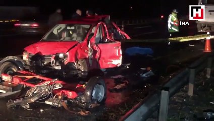 Aracını kontrol etmek için TEM’de durdu, feci şekilde can verdi