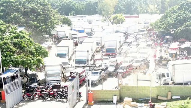 Motoconchistas haitianos bloquean puerta paso fronterizo Carrizal-Elías Piña