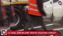 Mardin'de zincirleme trafik kazası