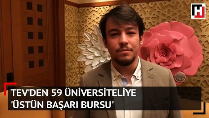 TEV’den 59 üniversiteliye ‘Üstün Başarı Bursu’