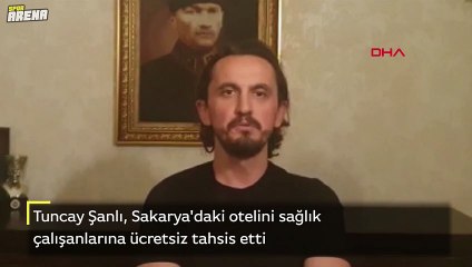 Tuncay Şanlı'dan anlamlı hareket