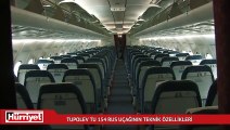 Tupolev Tu 154 Rus uçağının teknik özellikleri