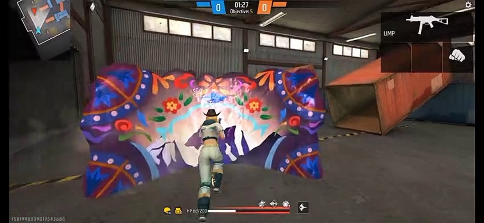 Free fire op Gameplay lone wolf mode full gameplay 1vs1