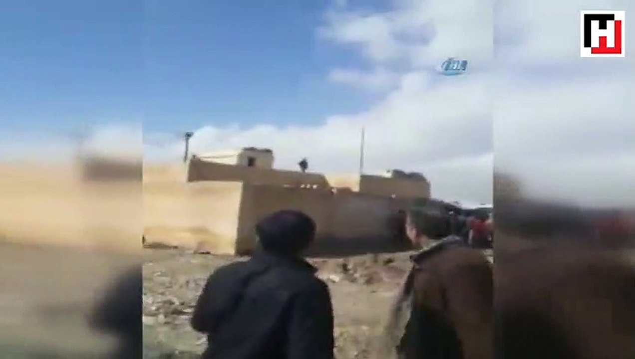 Menbiç'te köylüler terör örgütü PKK'yı kovdu