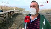 Sapanca'da sular 20 metre çekildi