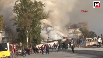 Rumeli Hisarı'nda restoranda yangın