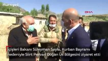 İçişleri Bakanı Süleyman Soylu, Kurban Bayramı nedeniyle Siirt Pervari Doğan Üs Bölgesini ziyaret etti