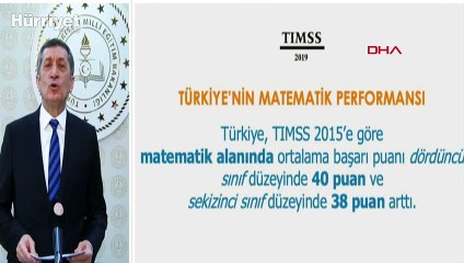 Bakan Ziya Selçuk, TIMSS raporu sonuçlarını açıkladı