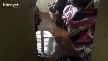 Samsun'da şiddetli yağış  ev ve iş yerlerini su bastı
