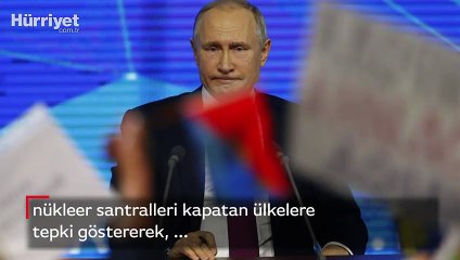 Putin'den sert nükleer santral tepkisi: Odunla mı ısınacaksınız?