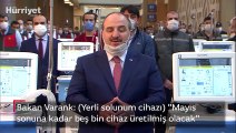  Bakan Varank: (Yerli solunum cihazı) 