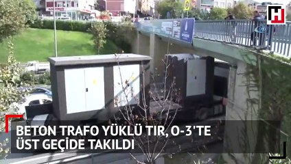Yüksekliği hesaplayamadı, İstanbul'da trafiği felç etti